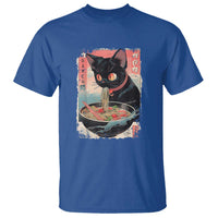 Japanese Inspo Ramen Cat Graphic T Shirt Anime Manga Kawaii Otaku Urban Streetwear - Wonder Print Shop