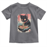 Japanese Inspo Ramen Cat Graphic Toddler T Shirt Anime Manga Kawaii Otaku Urban Streetwear - Wonder Print Shop