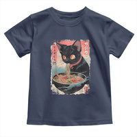 Japanese Inspo Ramen Cat Graphic Toddler T Shirt Anime Manga Kawaii Otaku Urban Streetwear - Wonder Print Shop