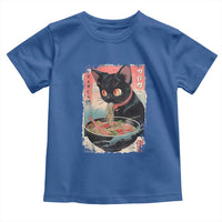 Japanese Inspo Ramen Cat Graphic Toddler T Shirt Anime Manga Kawaii Otaku Urban Streetwear - Wonder Print Shop