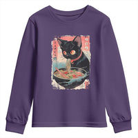 Japanese Inspo Ramen Cat Graphic Youth Sweatshirt Anime Manga Kawaii Otaku Urban Streetwear - Wonder Print Shop