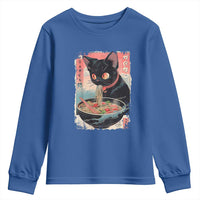 Japanese Inspo Ramen Cat Graphic Youth Sweatshirt Anime Manga Kawaii Otaku Urban Streetwear - Wonder Print Shop