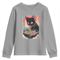 Japanese Inspo Ramen Cat Graphic Youth Sweatshirt Anime Manga Kawaii Otaku Urban Streetwear - Wonder Print Shop