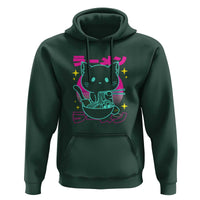 Kawaii Ramen Cat Hoodie Retro Japanese Noodles Lover Anime Aesthetic - Wonder Print Shop