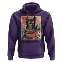 Cat Ramen Japanese Inspo Graphic Hoodie Funny Kawaii Cat Anime Gifts - Wonder Print Shop