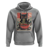 Cat Ramen Japanese Inspo Graphic Hoodie Funny Kawaii Cat Anime Gifts - Wonder Print Shop