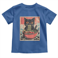 Cat Ramen Japanese Inspo Graphic Toddler T Shirt Funny Kawaii Cat Anime Gifts - Wonder Print Shop