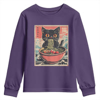 Cat Ramen Japanese Inspo Graphic Youth Sweatshirt Funny Kawaii Cat Anime Gifts - Wonder Print Shop