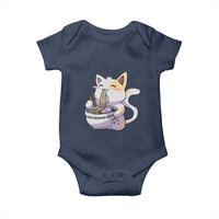 Ramen Cat Kawaii Baby Onesie Anime Japanese Neko Cute Graphic - Wonder Print Shop