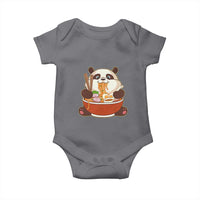 Kawaii Panda Eating Ramen Graphic Baby Onesie Otaku Japanese Noodle Cute Anime Lover - Wonder Print Shop