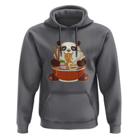 Kawaii Panda Eating Ramen Graphic Hoodie Otaku Japanese Noodle Cute Anime Lover - Wonder Print Shop