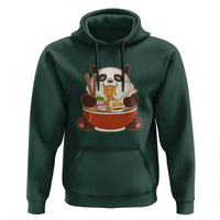 Kawaii Panda Eating Ramen Graphic Hoodie Otaku Japanese Noodle Cute Anime Lover - Wonder Print Shop