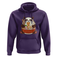 Kawaii Panda Eating Ramen Graphic Hoodie Otaku Japanese Noodle Cute Anime Lover - Wonder Print Shop