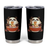 Kawaii Panda Eating Ramen Graphic Tumbler Cup Otaku Japanese Noodle Cute Anime Lover - Wonder Print Shop