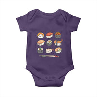 Kawaii Sushi Set Baby Onesie Japanese Food Lover Anime Otaku Manga