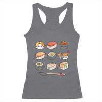 Kawaii Sushi Set Racerback Tank Top Japanese Food Lover Anime Otaku Manga