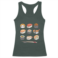 Kawaii Sushi Set Racerback Tank Top Japanese Food Lover Anime Otaku Manga