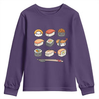 Kawaii Sushi Set Youth Sweatshirt Japanese Food Lover Anime Otaku Manga