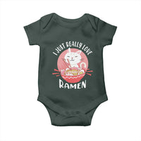 Funny Kawaii Cat Ramen Japanese Baby Onesie I Just Really Love Ramen Otaku Manga Cute Graphic
