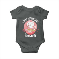 Funny Kawaii Cat Ramen Japanese Baby Onesie I Just Really Love Ramen Otaku Manga Cute Graphic
