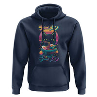 Retro Kawaii Ramen Cat Graphic Hoodie Cute Anime Japanese Japan Inspo - Wonder Print Shop
