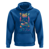 Retro Kawaii Ramen Cat Graphic Hoodie Cute Anime Japanese Japan Inspo - Wonder Print Shop