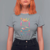 Retro Kawaii Ramen Cat Graphic T Shirt For Women Cute Anime Japanese Japan Inspo - Wonder Print Shop