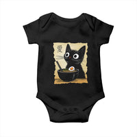 Funny Kawaii Cat Ramen Baby Onesie Japanese Noodles Lover Anime Otaku Manga Retro