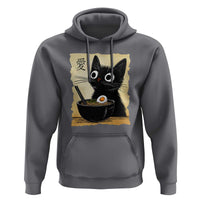Funny Kawaii Cat Ramen Hoodie Japanese Noodles Lover Anime Otaku Manga Retro