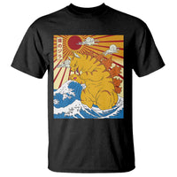 Funny Cat Japanese Anime Kawaii T Shirt Catzilla Meme Retro Vintage Graphic - Wonder Print Shop