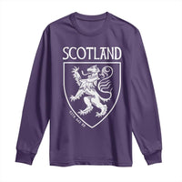 Scotland Lion Rampant Scottish Heritage Pride Graphic Long Sleeve Shirt