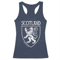 Scotland Lion Rampant Scottish Heritage Pride Graphic Racerback Tank Top
