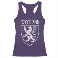 Scotland Lion Rampant Scottish Heritage Pride Graphic Racerback Tank Top
