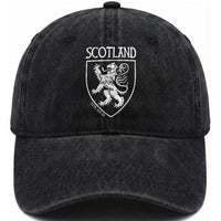 Scotland Lion Rampant Scottish Heritage Pride Graphic Washed Cotton Baseball Cap