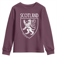 Scotland Lion Rampant Scottish Heritage Pride Graphic Youth Sweatshirt