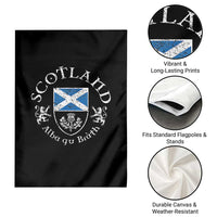 Scotland Alba gu Brath Scottish Thistle Emblem Garden Flag Distressed Vintage Scottish Heritage Pride