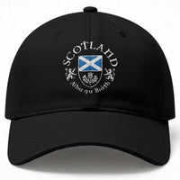 Scotland Alba gu Brath Scottish Thistle Emblem Baseball Cap Distressed Vintage Scottish Heritage Pride
