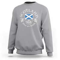 Scotland Alba gu Brath Scottish Thistle Emblem Sweatshirt Distressed Vintage Scottish Heritage Pride