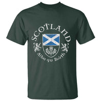Scotland Alba gu Brath Scottish Thistle Emblem T Shirt Distressed Vintage Scottish Heritage Pride