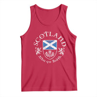 Scotland Alba gu Brath Scottish Thistle Emblem Tank Top Distressed Vintage Scottish Heritage Pride