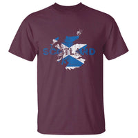 Scotland Map Saltire Flag Scottish Heritage T Shirt Vintage Country Pride