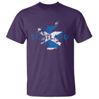 Scotland Map Saltire Flag Scottish Heritage T Shirt Vintage Country Pride