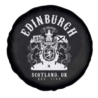 Edinburgh Scotland UK Est 1130 Spare Tire Cover Royal Coat of Arms In Defens Historic Crest Graphic