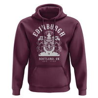 Edinburgh Scotland UK Est 1130 Hoodie Royal Coat of Arms In Defens Historic Crest Graphic