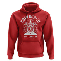 Edinburgh Scotland UK Est 1130 Hoodie Royal Coat of Arms In Defens Historic Crest Graphic