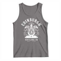 Edinburgh Scotland UK Est 1130 Tank Top Royal Coat of Arms In Defens Historic Crest Graphic
