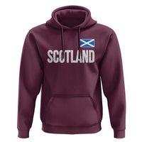 Scotland Saltire Flag Minimalist Athletic College Style Hoodie
