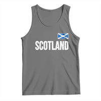 Scotland Saltire Flag Minimalist Athletic College Style Tank Top