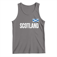 Scotland Saltire Flag Minimalist Athletic College Style Tank Top