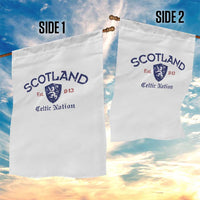 Scotland Celtic Nation Est 843 Garden Flag Lion Rampant Shield Patriotic Scottish Heritage